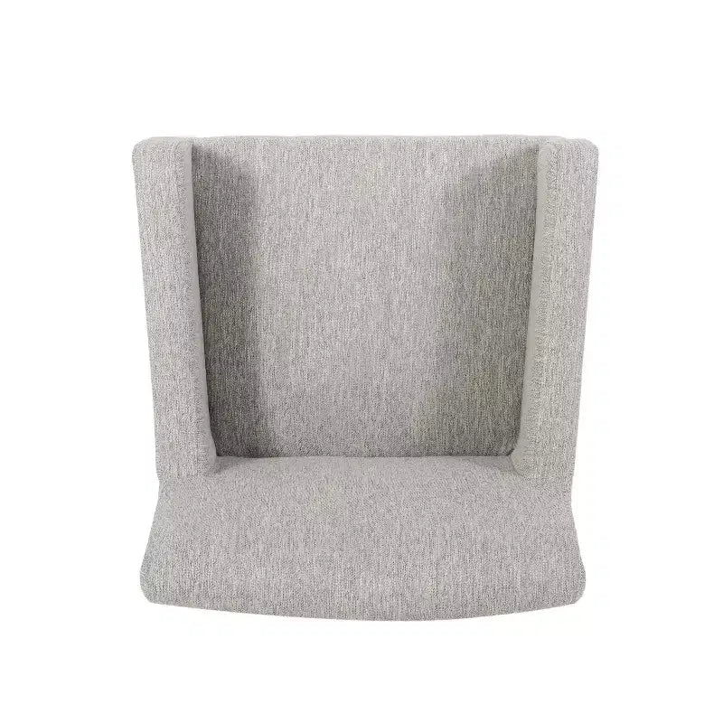 Tabourets de comptoir contemporains en bois rembourré de tissu, 26 pouces (lot de 2)