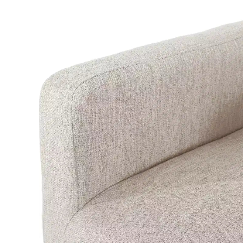 Tabourets de comptoir contemporains en bois rembourré de tissu, 26 pouces (lot de 2)
