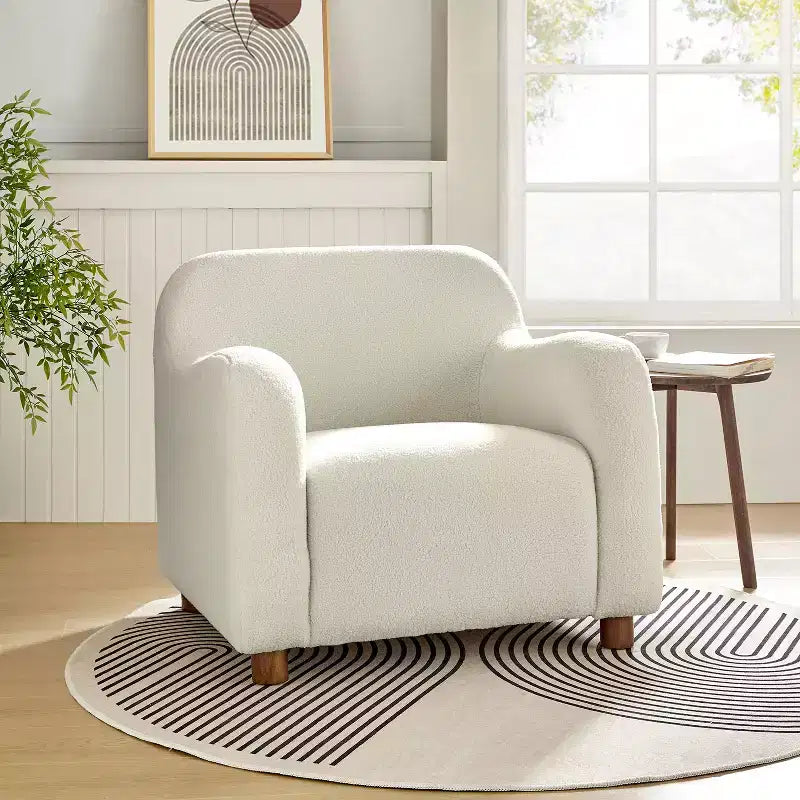88,9 cm breiter Bouclé-Sessel mit Polsterung
