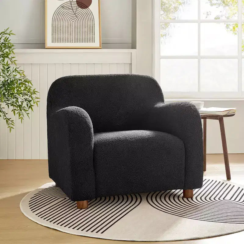 88,9 cm breiter Bouclé-Sessel mit Polsterung