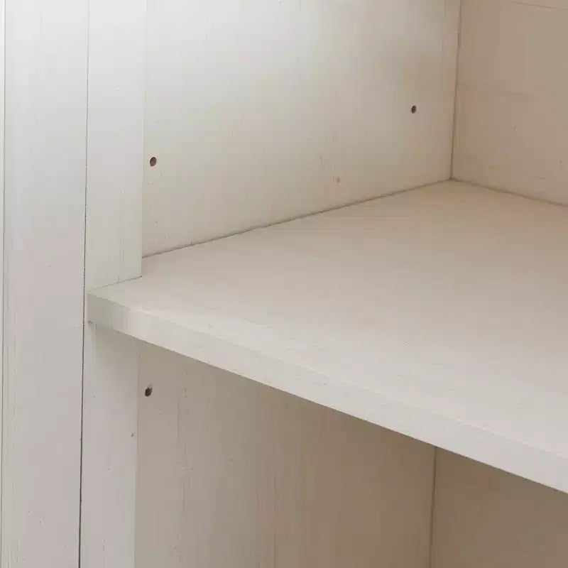 Aparador retro de 4 puertas con 2 cajones y estantes ajustables para comedor y sala de estar