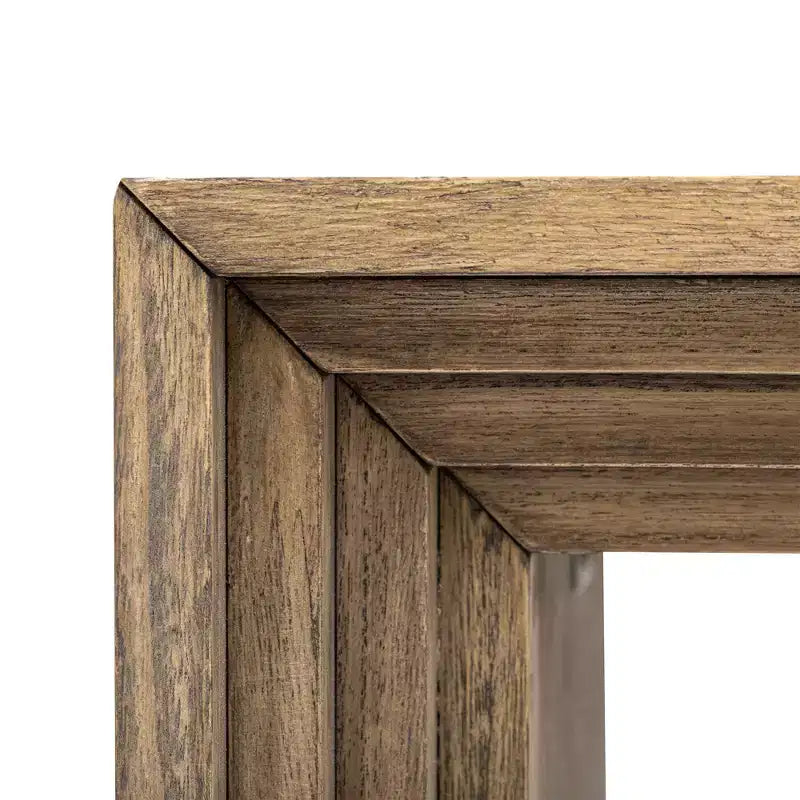 Mesa consola de diseño moderno, de madera maciza de paulownia con chapa, para sala de estar y recibidor
