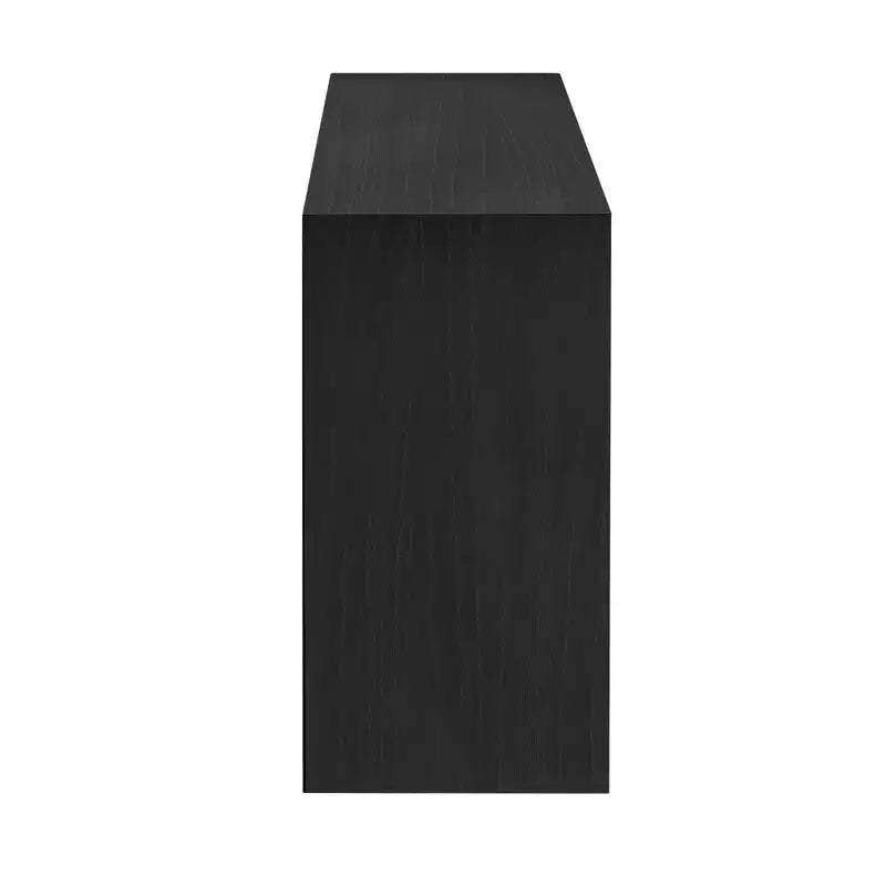 Mesa consola de diseño moderno, de madera maciza de paulownia con chapa, para sala de estar y recibidor