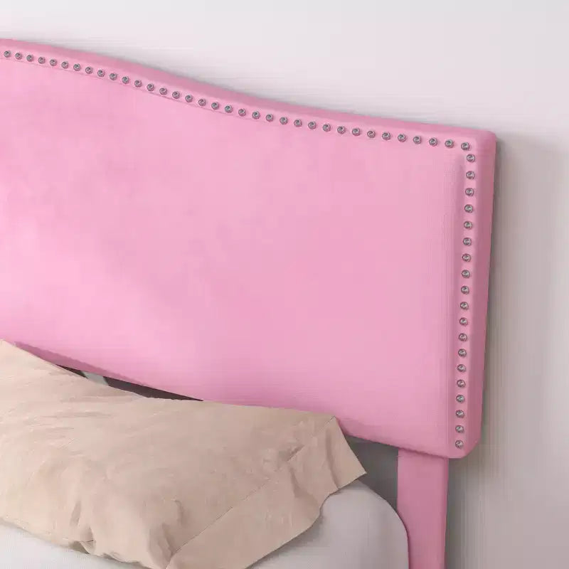 Estructura de cama tapizada tamaño Full/Queen, cama de plataforma con cabecero ajustable y cajones de almacenamiento