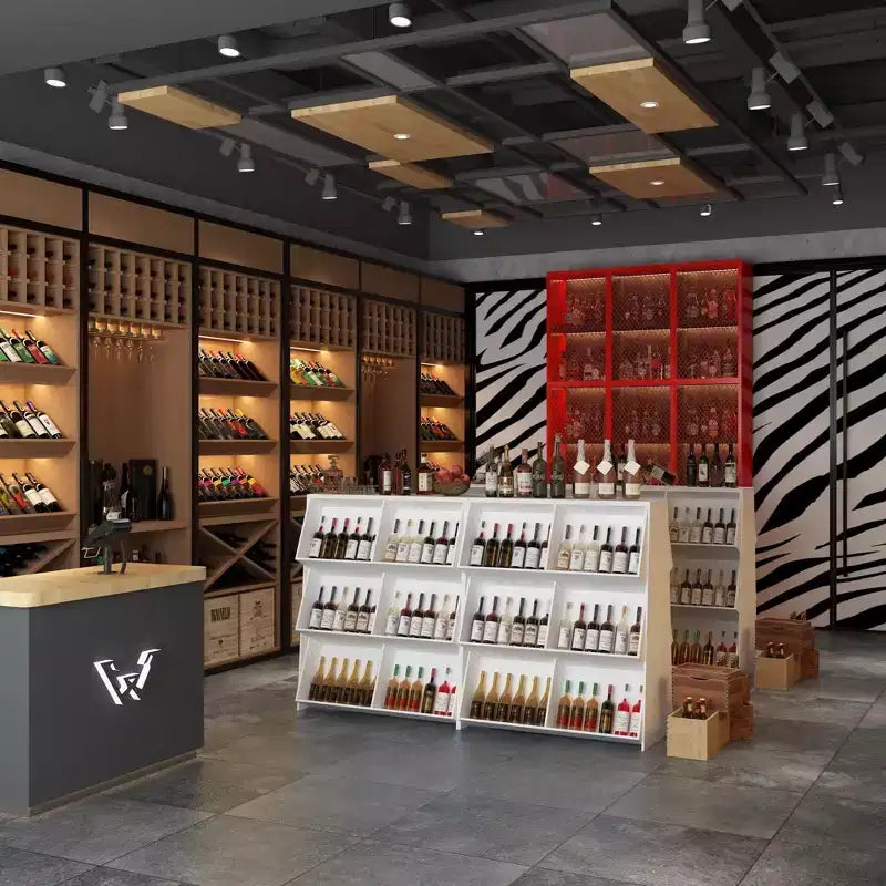 Élégant porte-bouteilles de vin, idéal pour un rangement stylé