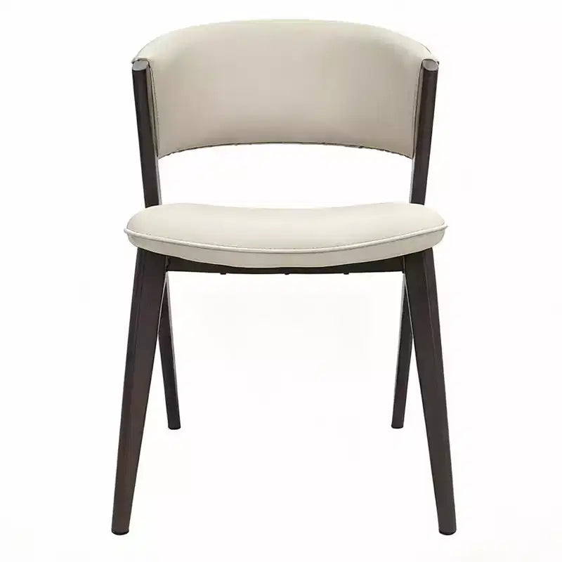 Gepolstertes Esszimmerstuhl-Set, 2 Stück, mit Ledersitzen und schwarzem Eisengestell samt Beinen, moderne Sitzgelegenheiten für Küche, Esszimmer und Café