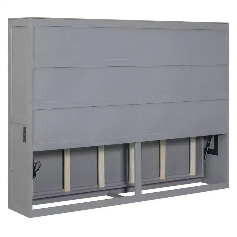 Murphy-Bett mit Wandmontage im modernen Design und USB-Ladestation