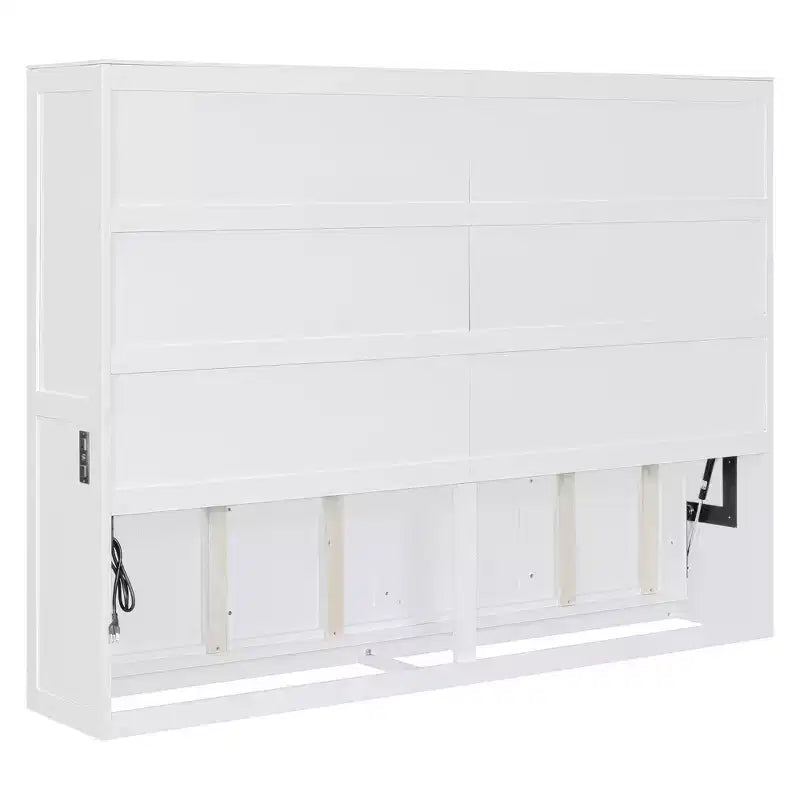 Murphy-Bett mit Wandmontage im modernen Design und USB-Ladestation