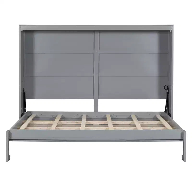 Cama abatible de pared de diseño moderno con estación de carga USB