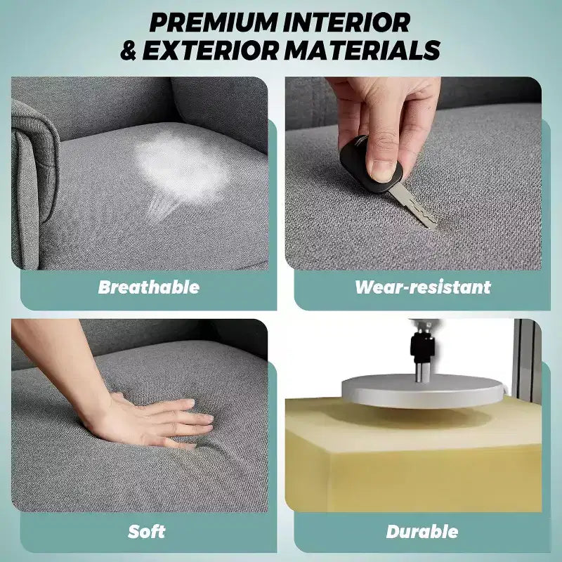 Fauteuil inclinable avec massage et chauffage, fauteuil une place inclinable réglable avec télécommande, siège de cinéma maison et fauteuil pour salon, gris