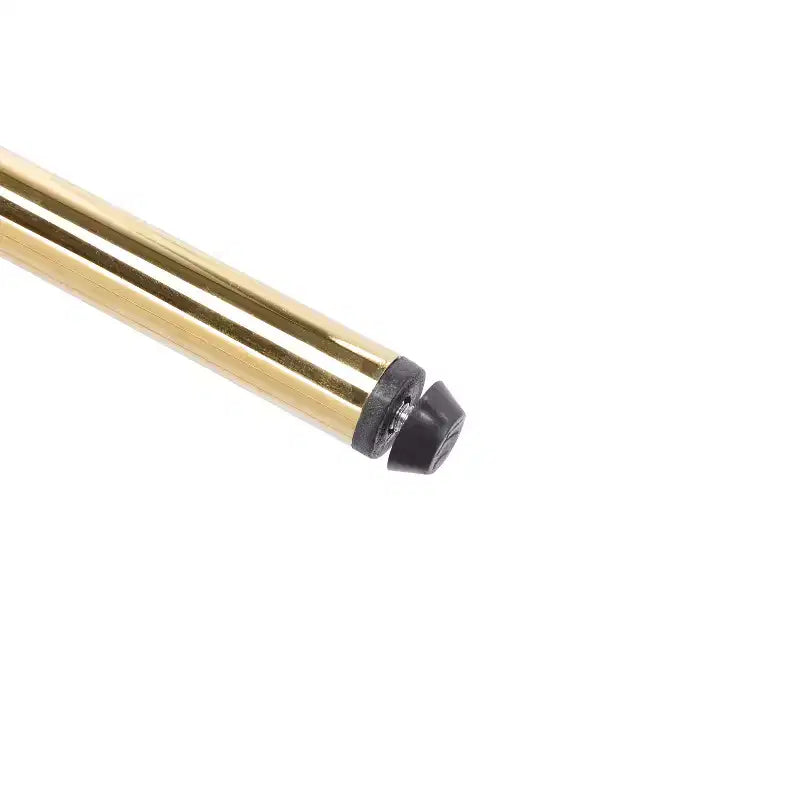 Lot de 2 tabourets de bar en métal rembourrés, cadre plaqué or et dossier ergonomique en demi-lune pour cuisine ou bar à domicile