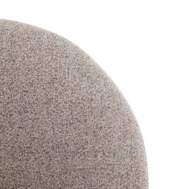 Lot de 2 tabourets de bar en métal rembourrés, cadre plaqué or et dossier ergonomique en demi-lune pour cuisine ou bar à domicile