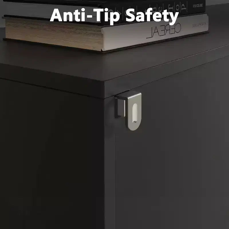 Librería alta y estrecha de 71 con puerta, estantería abierta de 3 niveles con cajón extraíble y estante ajustable, armario de una puerta para oficina en casa