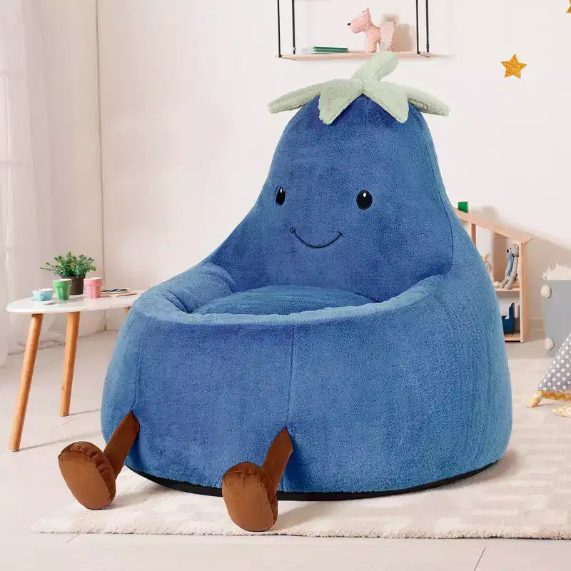 Sofá infantil tipo puf con relleno de espuma de alta densidad y forma ergonómica para leer y jugar