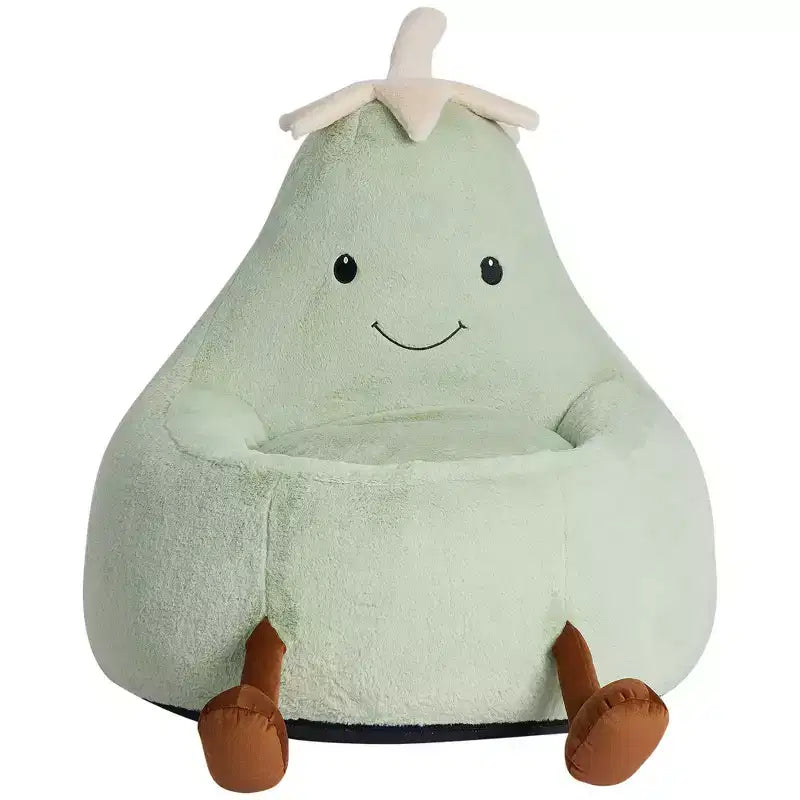 Sofá infantil tipo puf con relleno de espuma de alta densidad y forma ergonómica para leer y jugar