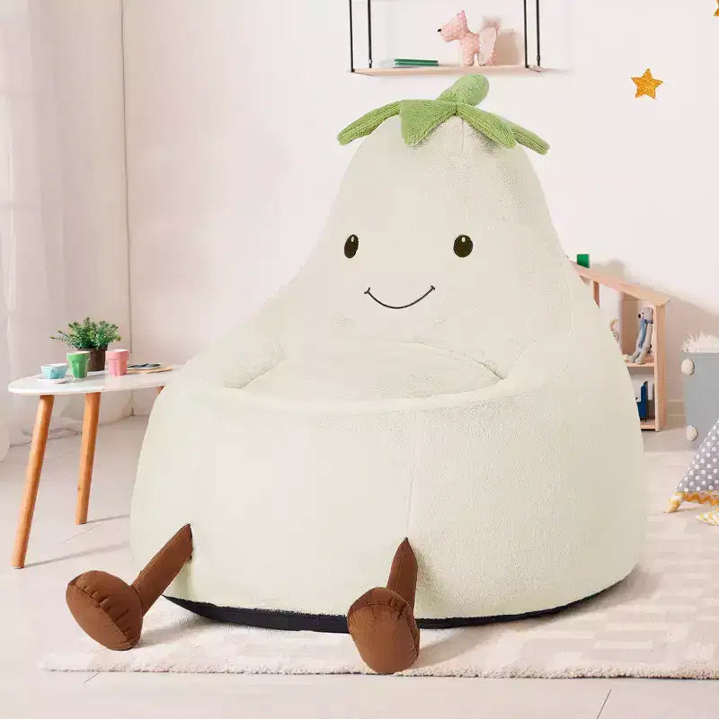 Kindersitzsacksofa mit Füllung aus hochdichtem Schaumstoff, ergonomische Form zum Lesen und Spielen