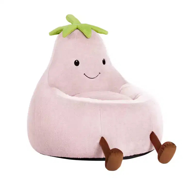 Sofá infantil tipo puf con relleno de espuma de alta densidad y forma ergonómica para leer y jugar