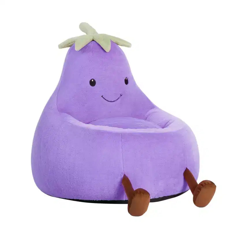 Sofá infantil tipo puf con relleno de espuma de alta densidad y forma ergonómica para leer y jugar