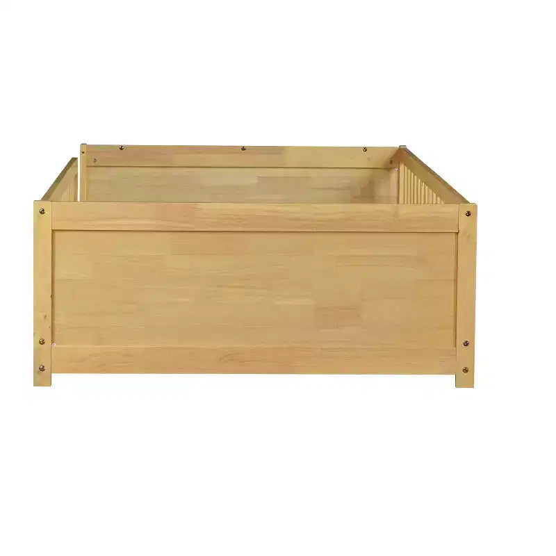 Einzelbett mit Bodenplattform und integriertem Bücherregal, Schutzgittern und stabilem Holzgestell, platzsparendes Design fürs Kinderzimmer